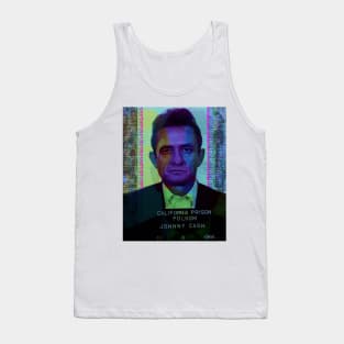 Johnny Cash Mugshot Tank Top